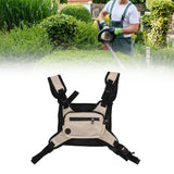 Outdoor Gardening Bag Running Backpack Vest Bag Storage Bag for Man Woman RunningKhaki