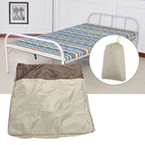 Folding Bed Cover Dustproof Waterproof Rollaway Bed Protective Cover for Indoor Outdoor85x33x107cm