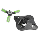 Lawn Water Sprinkler Automatic Flower Watering Device Three Prong Sprinkler for Garden Watering Gardening IrrigationGreen
