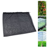 4.9x3.3ft Garden Plant Cover Drawstring Reusable Environmental Protection Plant Netting Bag for Fruit TreeBlack
