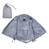 109x76x74cm Dogs Wire Crate Cover Waterproof Dustproof Pet Cage Cover for Indoor Outdoor ProtectionGray