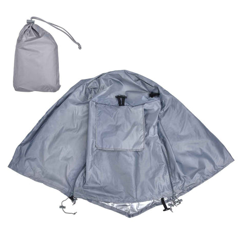124.5x84x79cm Dogs Wire Crate Cover Waterproof Sunscreen Dustproof Pet Cage Cover for OutdoofGray In Australia - Darrahopens