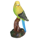 Resin Parrot Ornament Home Decorations Bonsai Small Bird Model Gift Resin Crafts Yellow