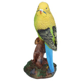 Resin Parrot Ornament Home Decorations Bonsai Small Bird Model Gift Resin Crafts Yellow