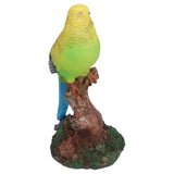 Resin Parrot Ornament Home Decorations Bonsai Small Bird Model Gift Resin Crafts Yellow