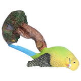 Resin Parrot Ornament Home Decorations Bonsai Small Bird Model Gift Resin Crafts Yellow