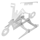 Stainless Steel Chicken Stand Removable Portable MotorcycleShape BBQ Roaster Stand for Party(FivePointed Star Shape ) In Australia - Darrahopens