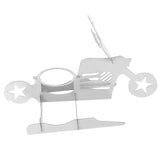 Stainless Steel Chicken Stand Removable Portable MotorcycleShape BBQ Roaster Stand for Party(FivePointed Star Shape )