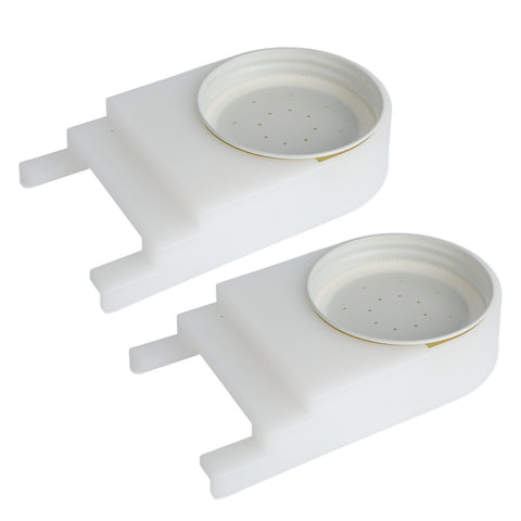 2Pcs Bee Feeder Bee Box Door Entrance Water Sugar Feeder Bee Entry Drinker Lid for Feeding Bees