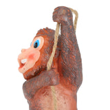 Resin Animal Ornament Monkey Shaped Hanging Ornaments Swing Pendant Decoration for Home Garden Terrace Yard
