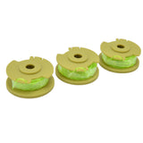 3Pcs Replacement Trimmer Line Spool Fit for Ryobi 0.08in 18V 24V 40V String Trimmer Parts