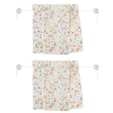 2PCS Simple Style Sunshade Curtain Adjustable Car Side Window Curtain Cute Car Curtain with Suction CupType 1 In Australia - Darrahopens