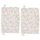 2PCS Simple Style Sunshade Curtain Adjustable Car Side Window Curtain Cute Car Curtain with Suction CupType 1