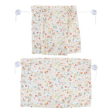 2PCS Simple Style Sunshade Curtain Adjustable Car Side Window Curtain Cute Car Curtain with Suction CupType 1