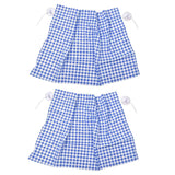 2Pcs Grid Design Anti Ultraviolet Car Curtain Side Car Window Sun Shade with Suction CupBlue Grid In Australia - Darrahopens