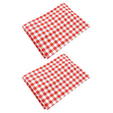2Pcs Grid Design Anti Ultraviolet Car Curtain Side Car Window Sun Shade with Suction CupRed Grid