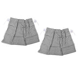 2Pcs Grid Design Anti Ultraviolet Car Curtain Side Car Window Sun Shade with Suction CupBlack Grid