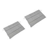 2Pcs Grid Design Anti Ultraviolet Car Curtain Side Car Window Sun Shade with Suction CupBlack Grid