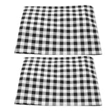 2Pcs Grid Design Anti Ultraviolet Car Curtain Side Car Window Sun Shade with Suction CupBlack Grid
