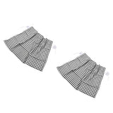 2Pcs Grid Design Anti Ultraviolet Car Curtain Side Car Window Sun Shade with Suction CupBlack Grid