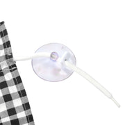 2Pcs Grid Design Anti Ultraviolet Car Curtain Side Car Window Sun Shade with Suction CupBlack Grid