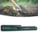 Metal Detector Professional Portable Waterproof Handheld Metal Detector with LED LightMilitary Green