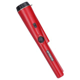 Metal Detector Professional Portable Waterproof Handheld Metal Detector with LED LightDark Red