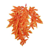 Artificial Reptile Plants Lifelike Plastic Plant Hanging Leaves Decoration with Suction Cup for Reptiles Terrarium Fish TankT‑007 Orange In Australia - Darrahopens