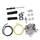 753-06190 Carburetor with Fuel Filter Air Filter Primer Bulb Kit for Troybilt TB22EC TB32EC TB80EC TB22 TB21EC