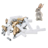 10 Pcs Automatic Nipple Drinker Feeder Poultry Watering System Supplies for Rabbits Rodents Rat