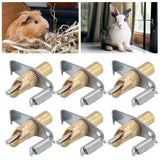 10 Pcs Automatic Nipple Drinker Feeder Poultry Watering System Supplies for Rabbits Rodents Rat