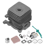 34mm Cylinder Piston Carburetor Wear Resistant Air Filter Repair Kit 4140 020 1202 Fit for Stihl FS55 FS45 FS38 In Australia - Darrahopens