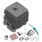 34mm Cylinder Piston Carburetor Wear Resistant Air Filter Repair Kit 4140 020 1202 Fit for Stihl FS55 FS45 FS38 In Australia - Darrahopens