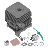 34mm Cylinder Piston Carburetor Wear Resistant Air Filter Repair Kit 4140 020 1202 Fit for Stihl FS55 FS45 FS38 In Australia - Darrahopens