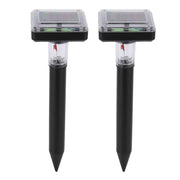 2Pcs Mole Repellent LED Ultrasonic Solar Powered Safe Portable Sturdy Durable Vole Repeller for Hotel Villa Garden In Australia - Darrahopens