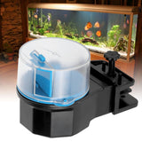 Automatic Fish Feeder Timed Flexible Convenient Clean Easy Installation Fish Tank Food DispenserBlue