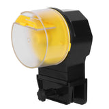Automatic Fish Feeder Timed Flexible Convenient Clean Easy Installation Fish Tank Food DispenserYellow