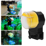 Automatic Fish Feeder Timed Flexible Convenient Clean Easy Installation Fish Tank Food DispenserYellow