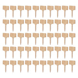 50PCS Bamboo Plant Labels T Type Wooden Plant Sign for Seed Potted Herbs Flowers Vegetables In Australia - Darrahopens