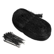 Bird Netting with 50PCS Cable Ties Nylon Garden Netting Anti Bird Mesh Plant Pest Netting for Vegetable FruitBlack In Australia - Darrahopens