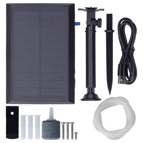 IP65 5.5V 1.5W Oxygen Pump Kit Solar Charging Air Aeration Pump for Aquarium Fish Tank Aquaculture Pool In Australia - Darrahopens