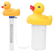 2Pcs Water Thermometer Set High Temperature Resistant Pool Chlorine Dispenser for Pond Swimming Pool In Australia - Darrahopens