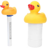 2Pcs Water Thermometer Set High Temperature Resistant Pool Chlorine Dispenser for Pond Swimming Pool In Australia - Darrahopens