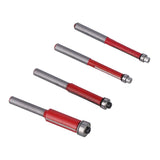 4Pcs/Set Woodworking Trimming Cutter Head with Bearing Straight Knife Woodworker Tool In Australia - Darrahopens