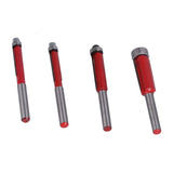 4Pcs/Set Woodworking Trimming Cutter Head with Bearing Straight Knife Woodworker Tool