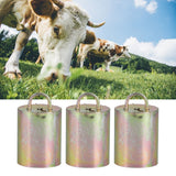 3Pcs Alloy Livestock Bell Thickened Anti Lost Sheep Bell for Cow Outdoor Stock FarmNo. 1 Bell