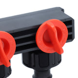 4 Way Tap Hose Connector Garden Hose Splitter Leakproof for Horticultural Agricultural Irrigation
