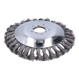 6in Steel Wire Trimmer Head Handheld Lawn Mower Cutting Head Replacement with Protective Cover