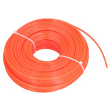 String Trimmer Replacement Line High Flexibility Easily Install Use Wear Resistant Mowing Nylon Trimmer Rope for MowersRed 2.7 Quadrate