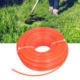 String Trimmer Replacement Line High Flexibility Easily Install Use Wear Resistant Mowing Nylon Trimmer Rope for MowersRed 2.7 Quadrate